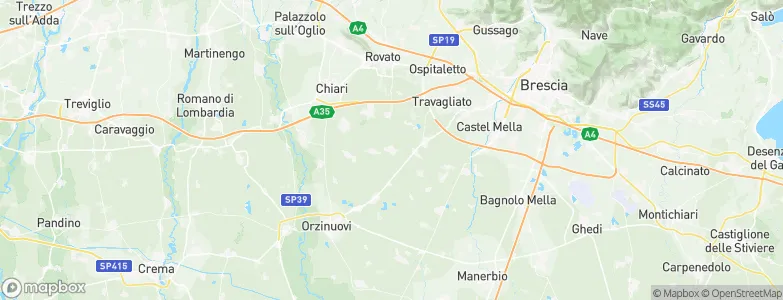 Trenzano, Italy Map