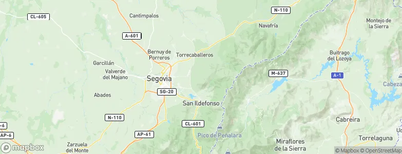 Trescasas, Spain Map