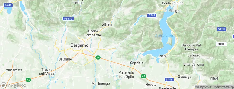 Trescore Balneario, Italy Map