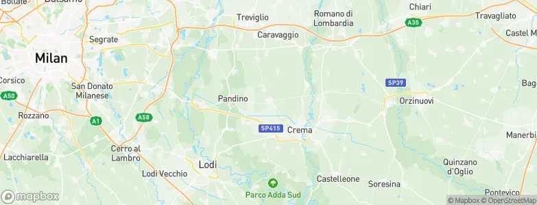 Trescore Cremasco, Italy Map