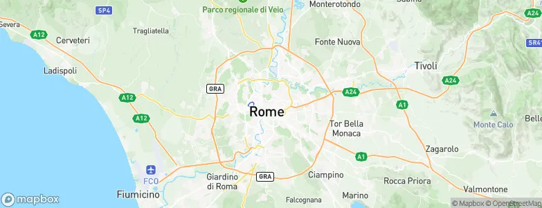 Trevi, Italy Map