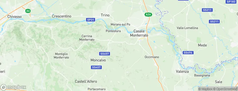 Treville, Italy Map