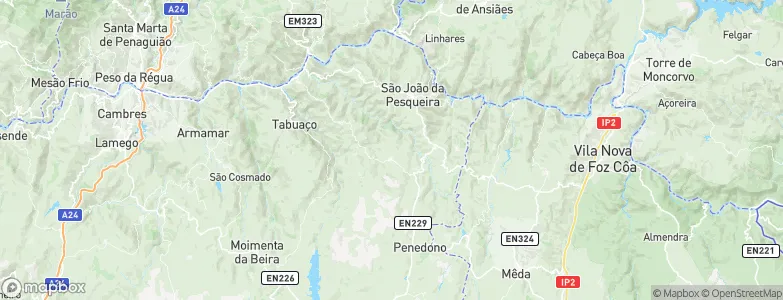 Trevões, Portugal Map