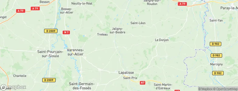 Trézelles, France Map