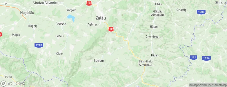Treznea, Romania Map