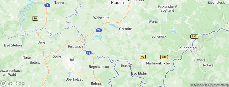 Triebel, Germany Map