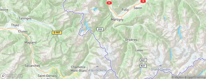 Trient, Switzerland Map