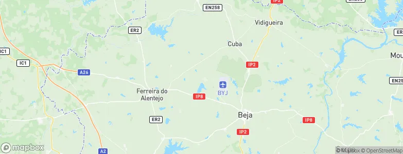 Trigaches, Portugal Map