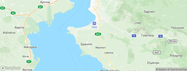 Trilofos, Greece Map