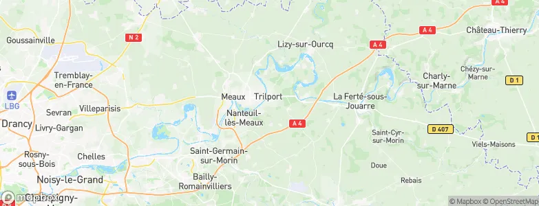 Trilport, France Map