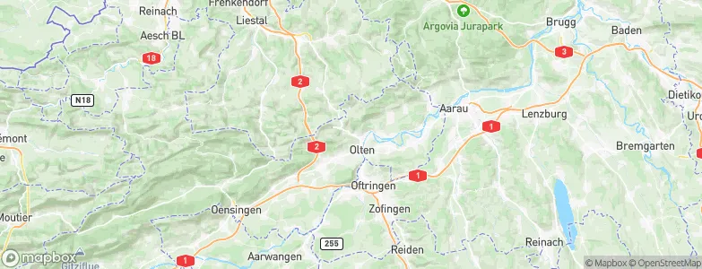Trimbach, Switzerland Map
