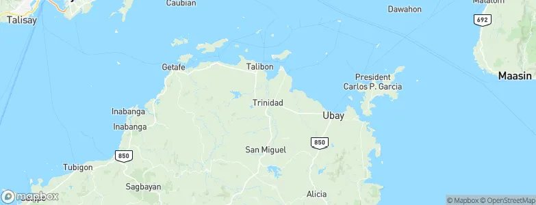 Trinidad, Philippines Map