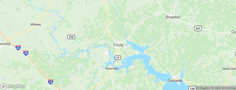 Trinity, United States Map