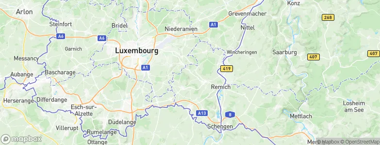 Trintange, Luxembourg Map