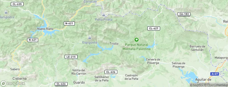 Triollo, Spain Map
