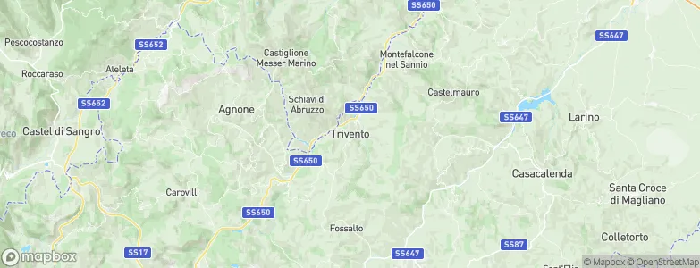 Trivento, Italy Map