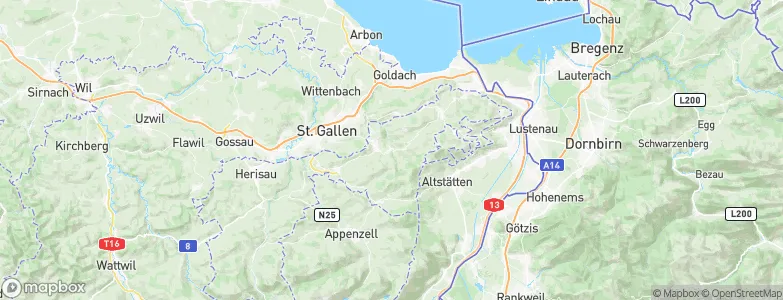 Trogen, Switzerland Map