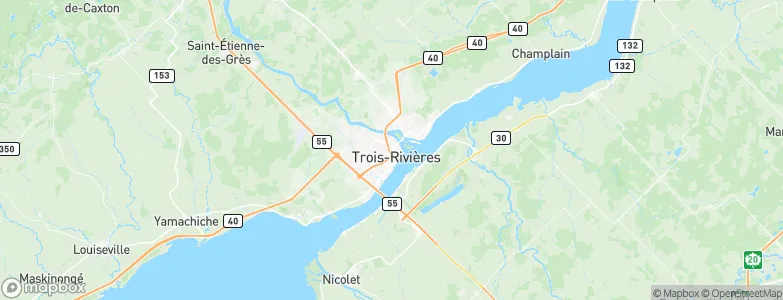 Trois-Rivières, Canada Map