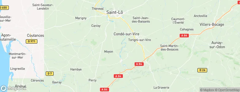 Troisgots, France Map