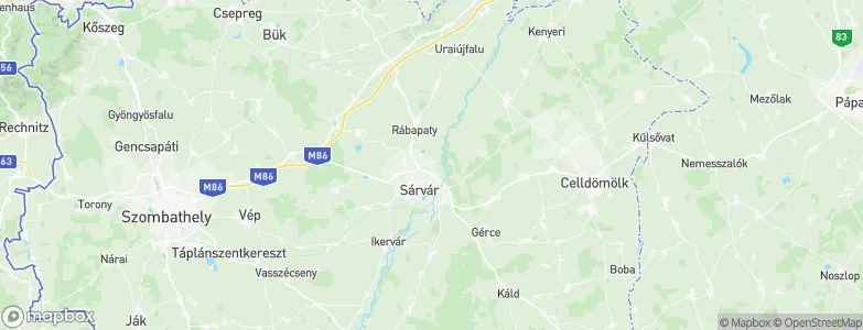 Trombitásmalom, Hungary Map