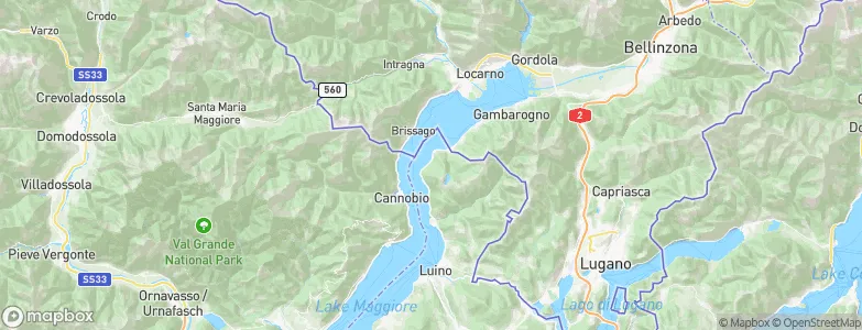 Tronzano Lago Maggiore, Italy Map