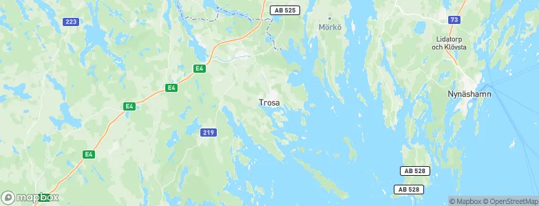 Trosa, Sweden Map