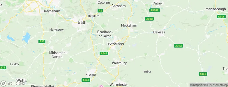Trowbridge, United Kingdom Map