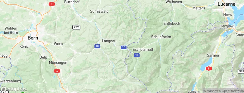 Trubschachen, Switzerland Map
