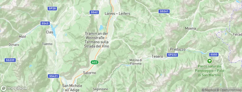 Truden, Italy Map
