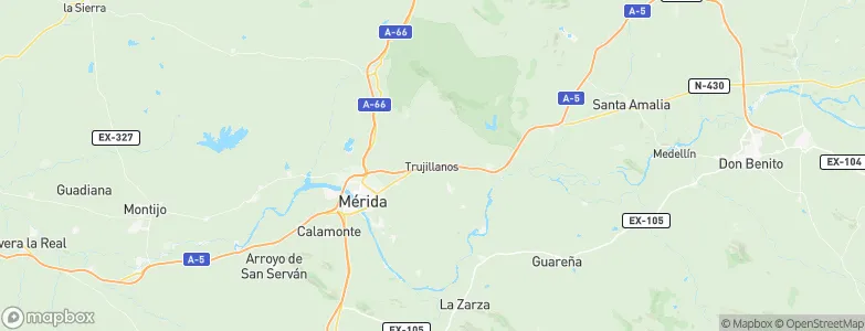 Trujillanos, Spain Map