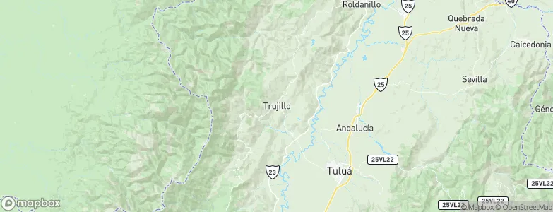 Trujillo, Colombia Map