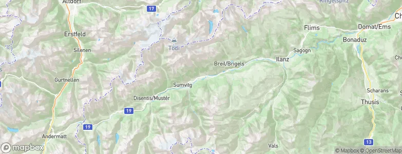 Trun, Switzerland Map
