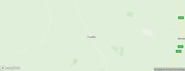 Trundle, Australia Map
