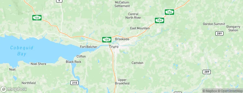 Truro, Canada Map