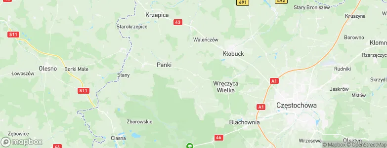 Truskolasy, Poland Map