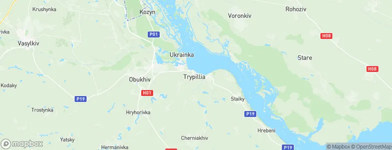 Trypillia, Ukraine Map