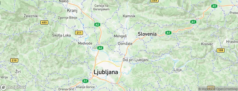 Trzin, Slovenia Map