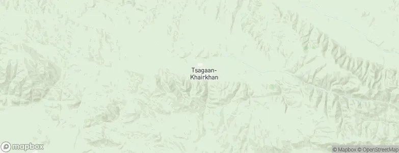 Tsagaanhayrhan, Mongolia Map