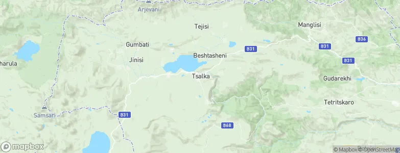 Tsalka, Georgia Map