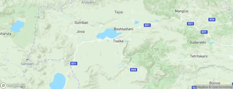 Tsalka, Georgia Map