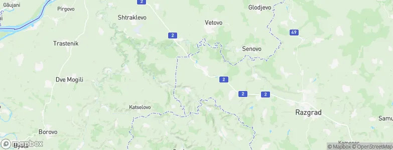 Tsar Kaloyan, Bulgaria Map