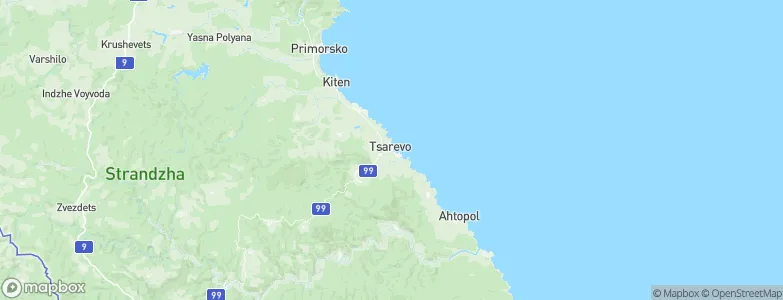 Tsarevo, Bulgaria Map