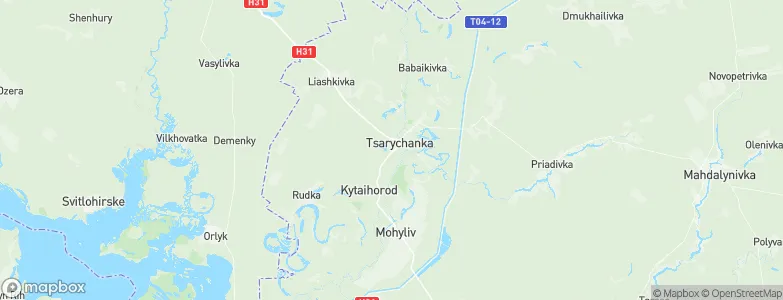 Tsarychanka, Ukraine Map