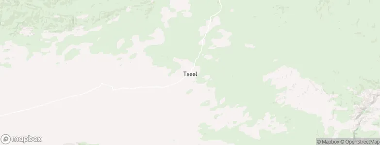 Tseel, Mongolia Map