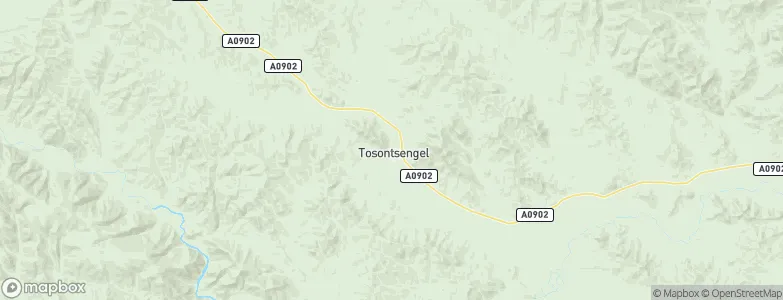Tsengel, Mongolia Map