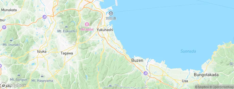 Tsuiki, Japan Map