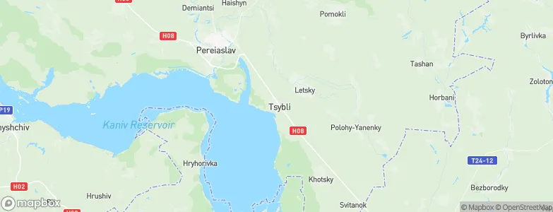 Tsybli, Ukraine Map