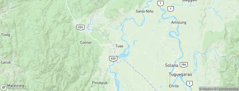 Tuao, Philippines Map