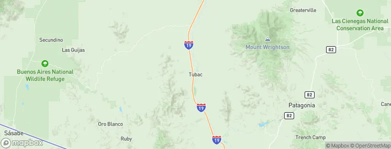 Tubac, United States Map