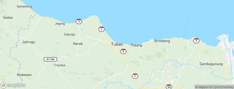 Tuban, Indonesia Map